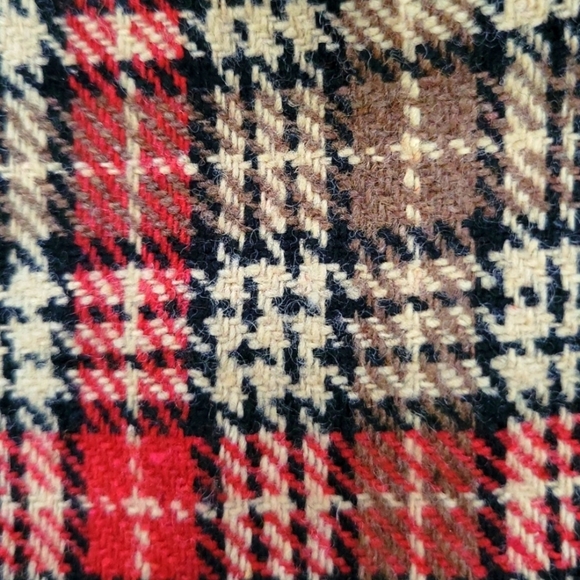 Doll Plaid Skirt Red & Brown & Matching Scarf American Girl Sized (18" Doll) - Picture 6 of 7